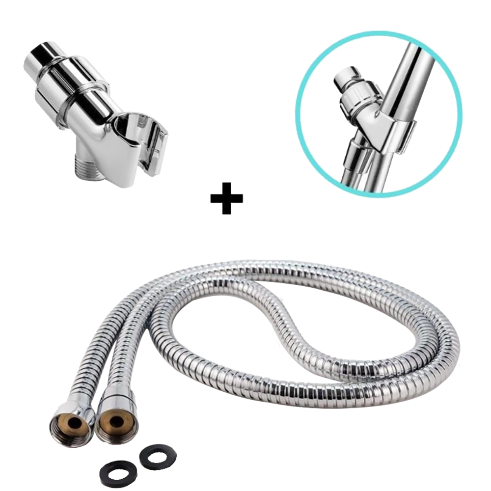 SHOWER HOSE & HOLDER